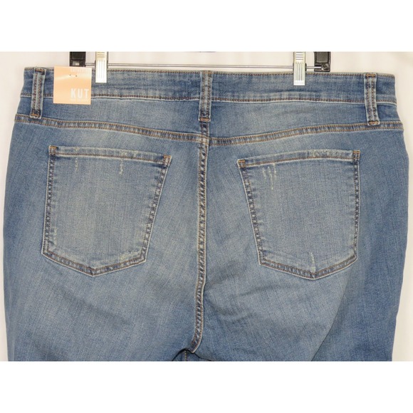 NEW! KUT From The Cloth High Rise CATHERINE Boyfriend Denim Jeans Women's 18W - Picture 5 of 8